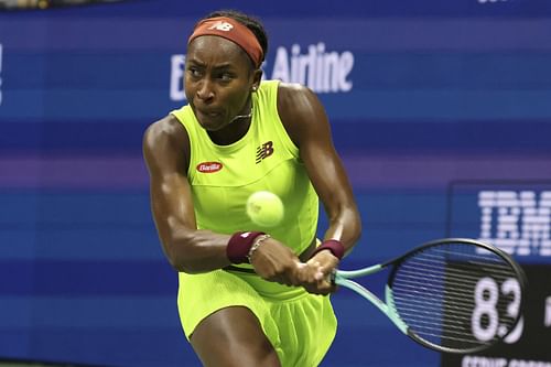 Coco Gauff at the 2023 US Open.