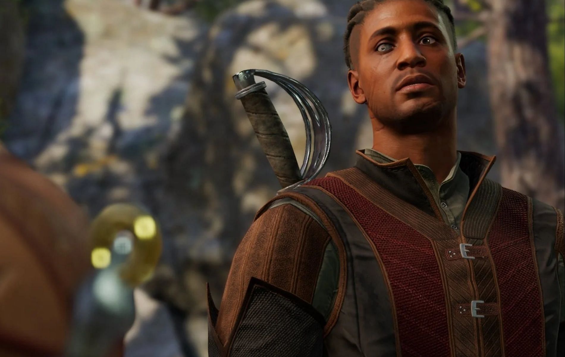 Lanre Malaolu voices Wyll (Image vi a Baldur&#039;s Gate3)