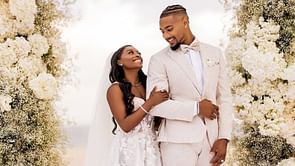 "I’m crying" - Simone Biles shares an unseen video of her wedding day with Jonathan Owens