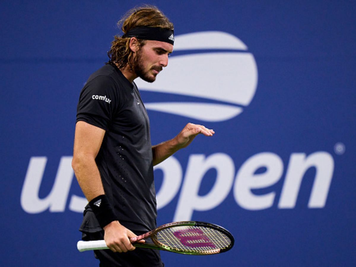 Stefanos Tsitsipas is yet to reach the second week of the US Open