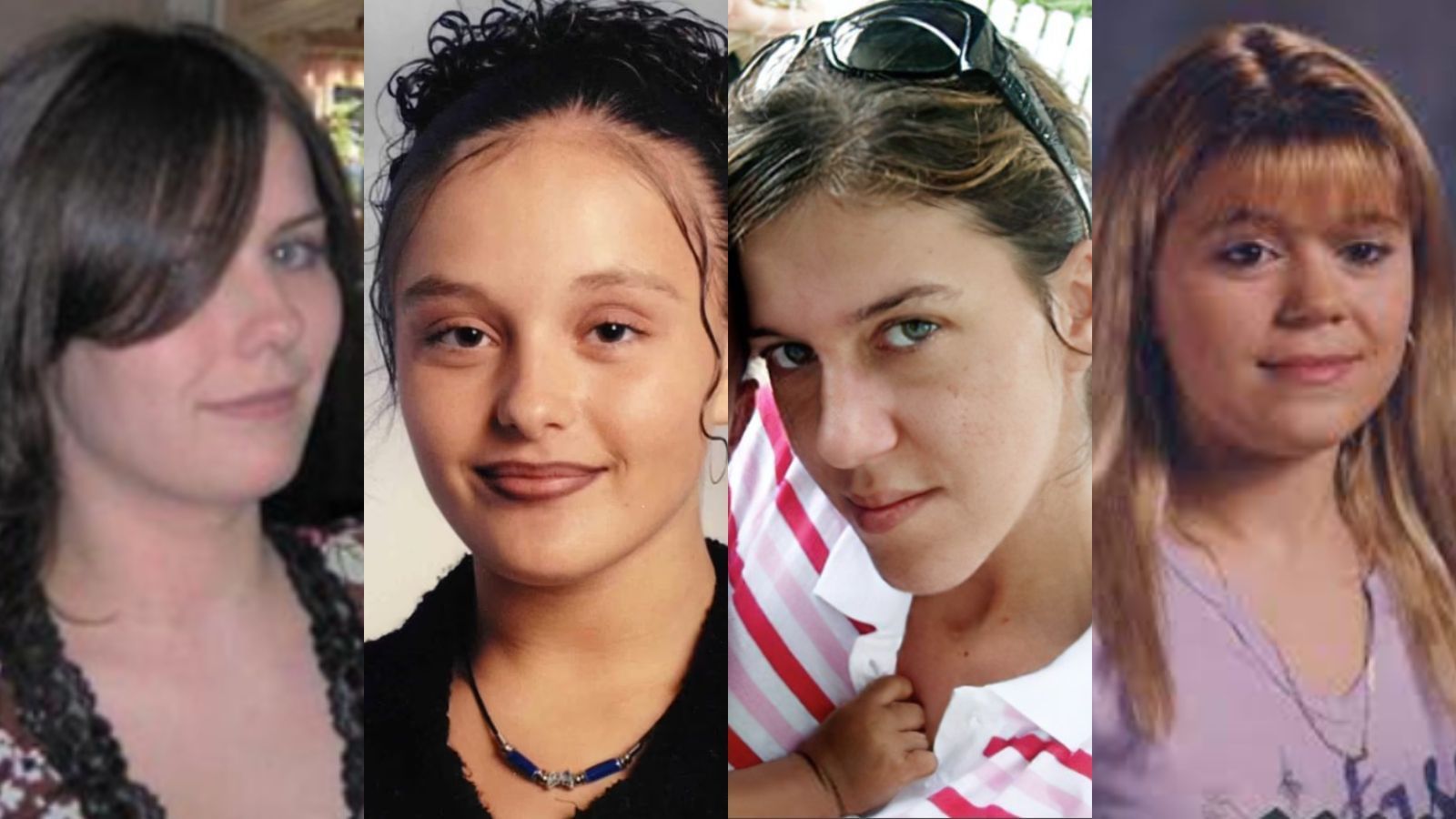 The Gilgo Four: Maureen Brainard-Barnes, Melissa Barthelemy, Megan Waterman, and Amber Lynn Costello (Images via Oxygen)