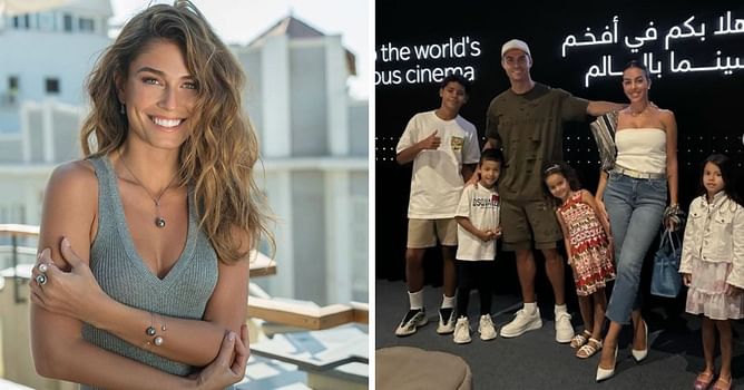 Cristiano Ronaldo’s girlfriend Georgina Rodriguez receives adorable reaction from Barcelona star’s wife as she shares snaps from movie night