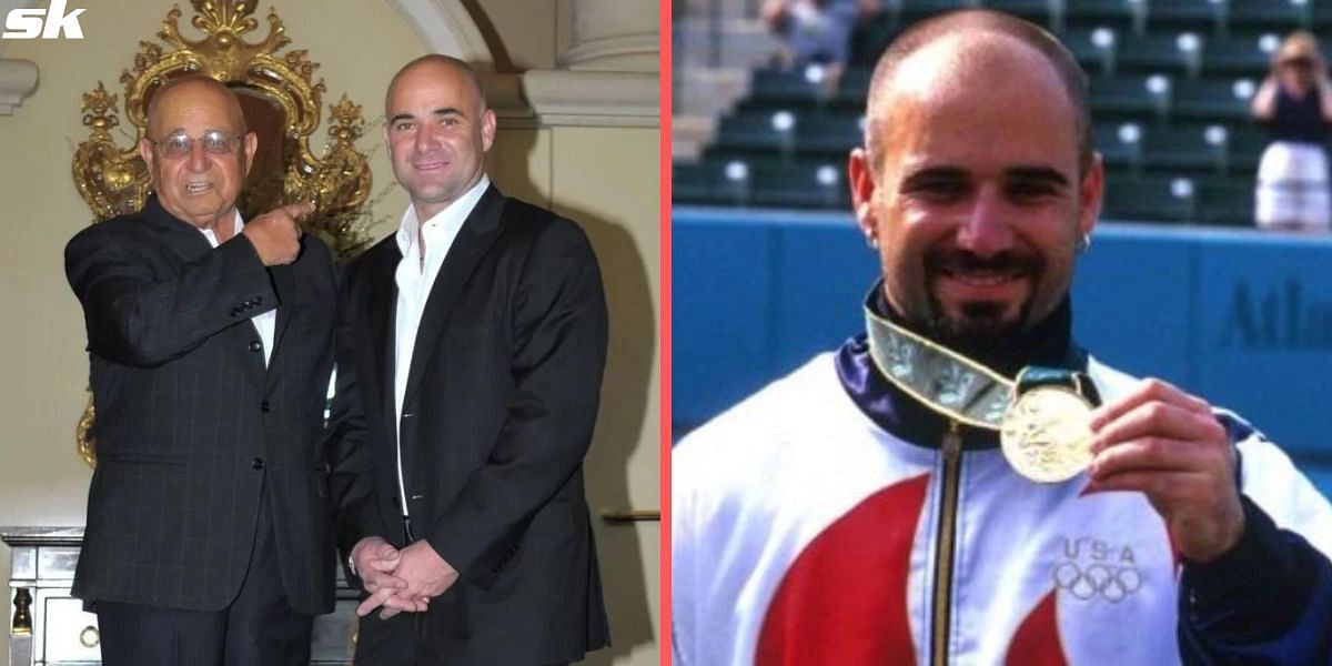 Andre Agassi won the gold medal at the 1996 Olympics