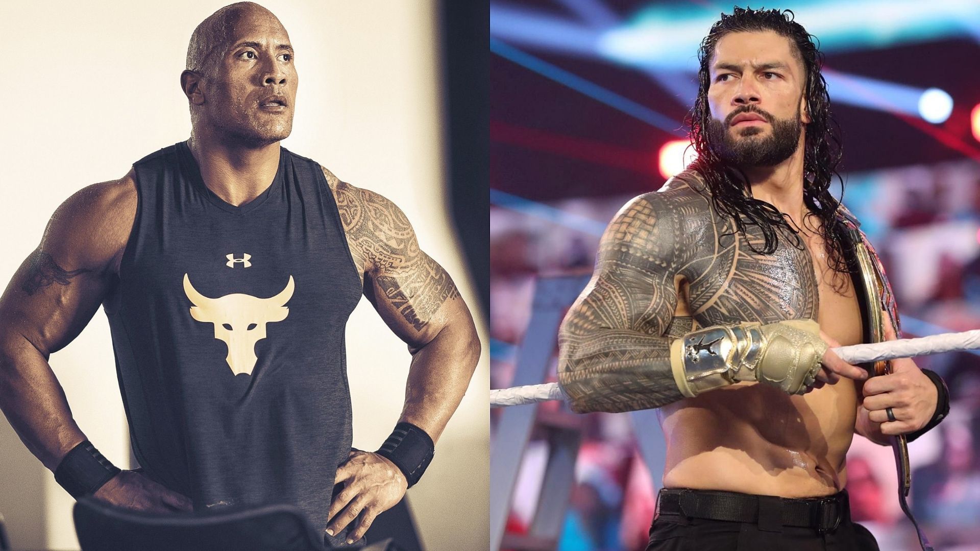 The Rock and Roman Reigns