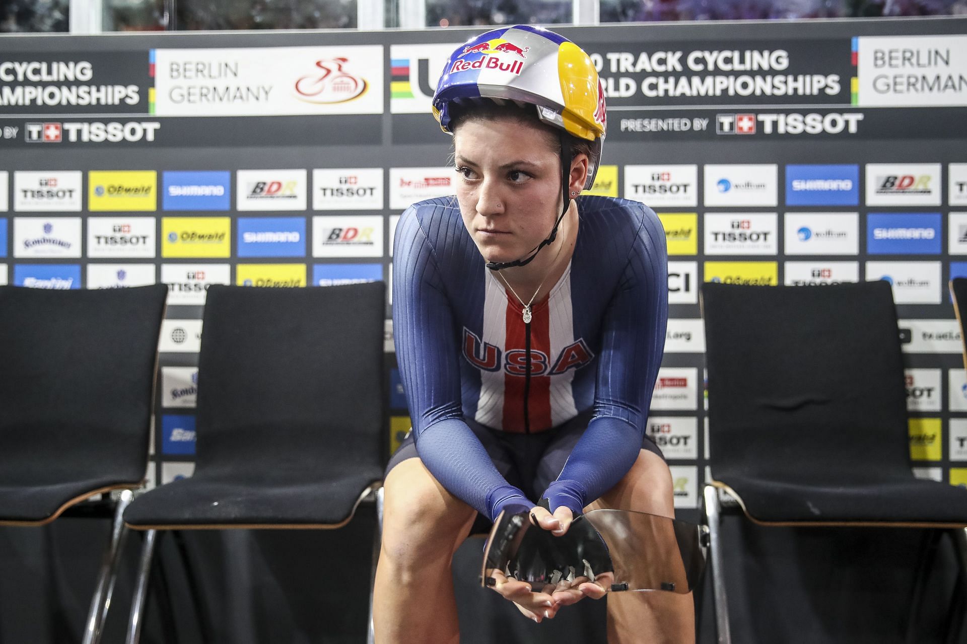 Chloe Dygert at UCI Track Cycling World Championships Berlin - Day 4