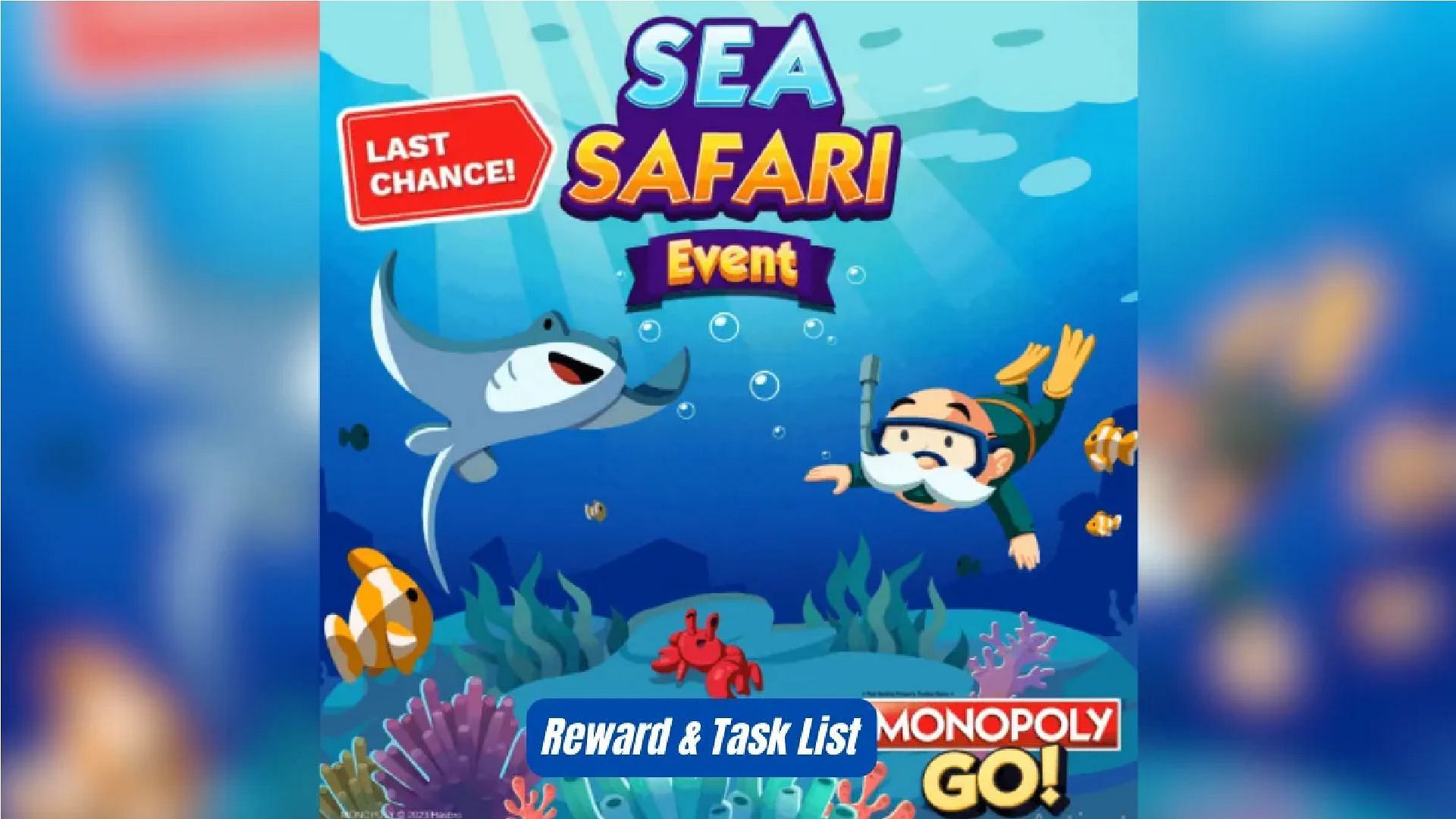 sea safari event monopoly go