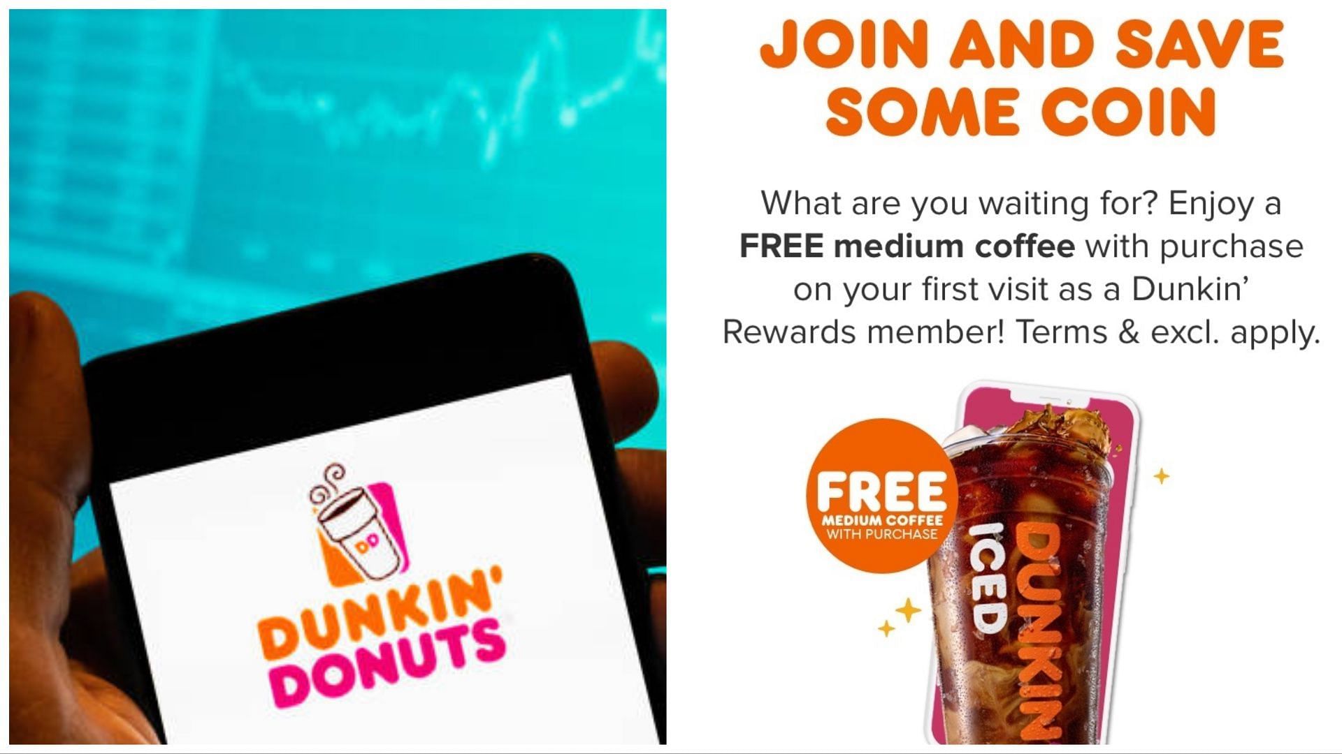 The offer is valid only till the last day of August (Image via Getty Images / Dunkin)