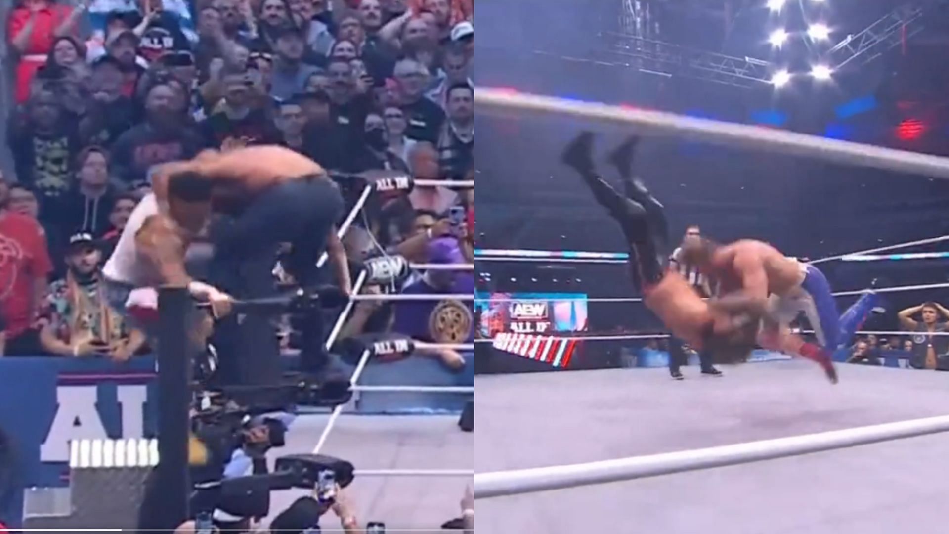 Some less-than-stellar moments from AEW All In 2023.