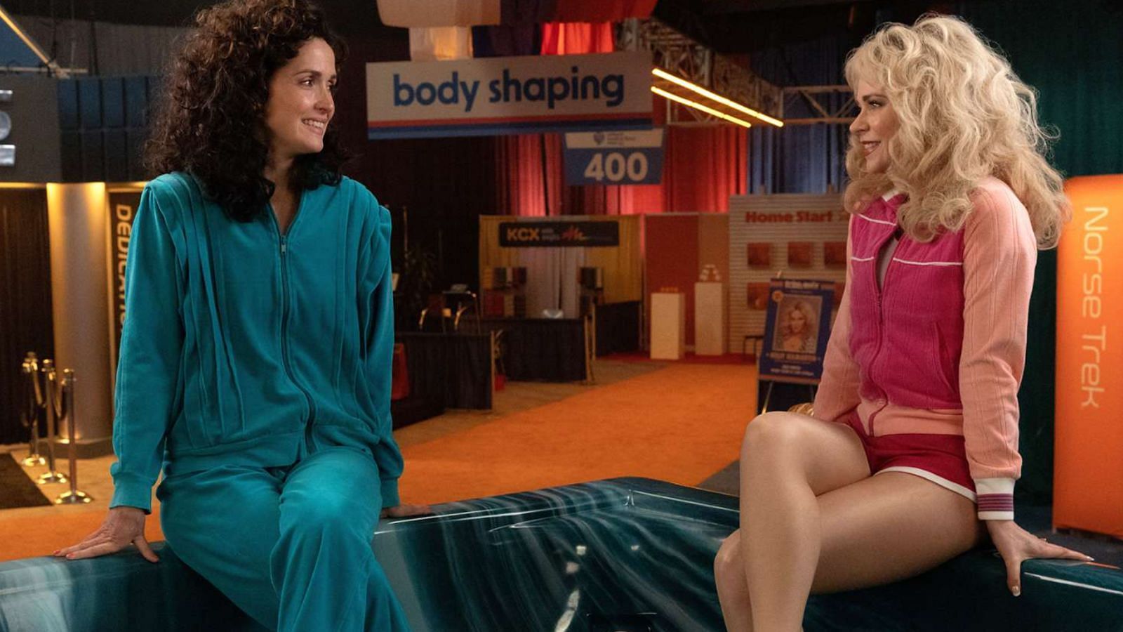 Rose Byrne and Zooey Deschanel in Physical season 3 (Image via trailer)