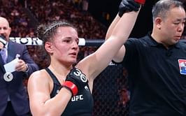 "Female Khabib" - Daniel Cormier, Kevin Holland hail Erin Blanchfield after 'Cold Blooded's' impressive win over Taila Santos
