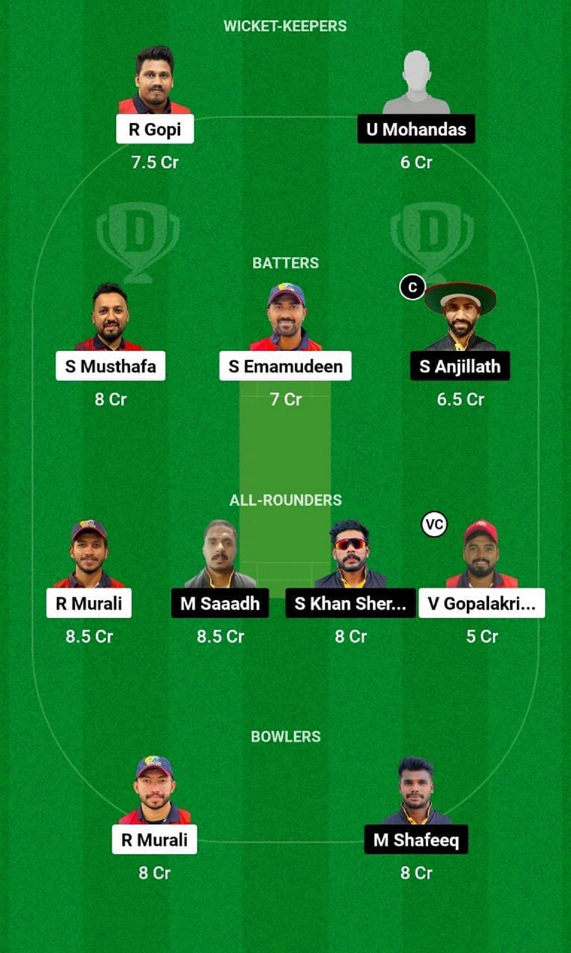 RSG vs SPC Dream11 Fantasy Tip - Grand League