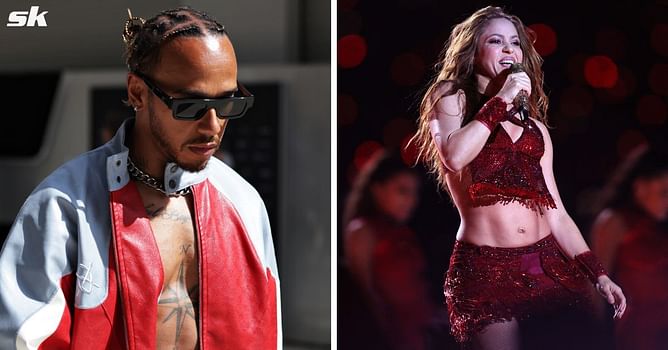 Spanish model Tamara Gorro claims Lewis Hamilton met Gerard Pique's ex Shakira at luxurious Ibiza mansion