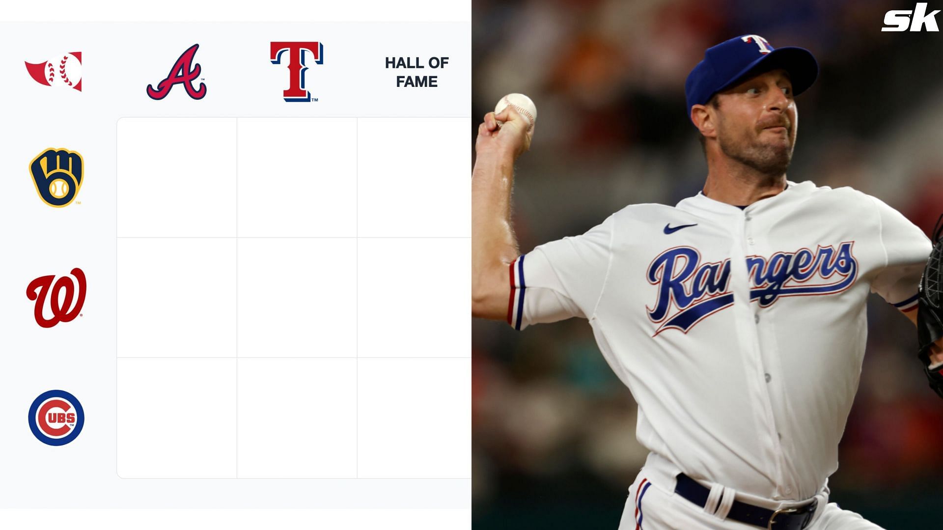 MLB Immaculate Grid Answers August 25 Nationals players to have also played for the Rangers