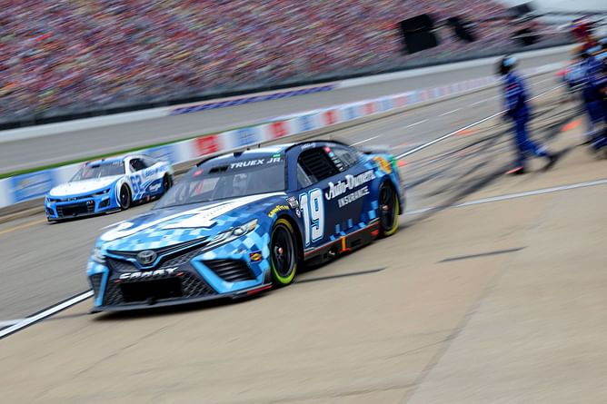 Martin Truex Jr. secures consecutive stage wins in Michigan Cup Series race