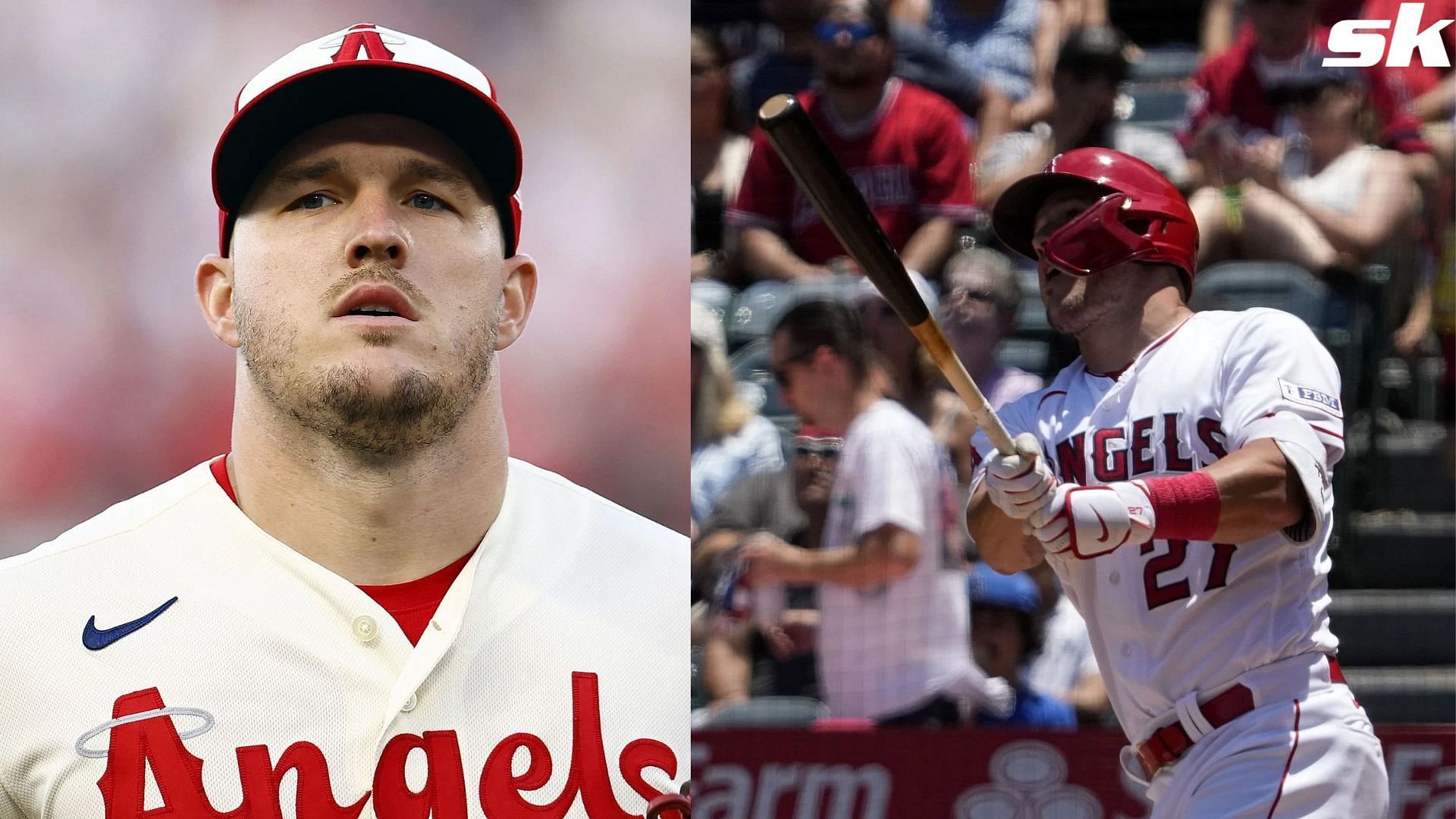 Injured Ohtani remains in Angels' lineup, Trout lands back on IL