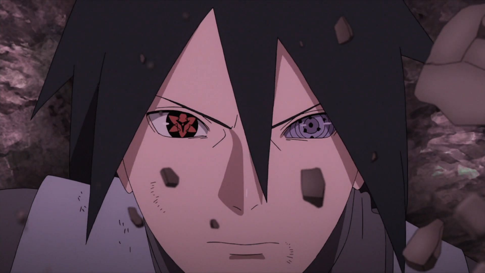 Uchiha Sasuke as shown in Boruto: Naruto Next Generations (Image via Studio Pierrot)