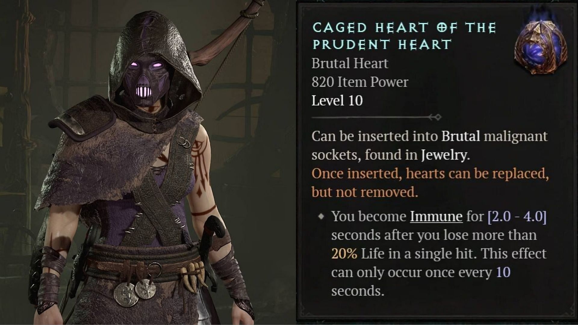 This heart is crucial for the Rapid Fire build (Image via Diablo 4)