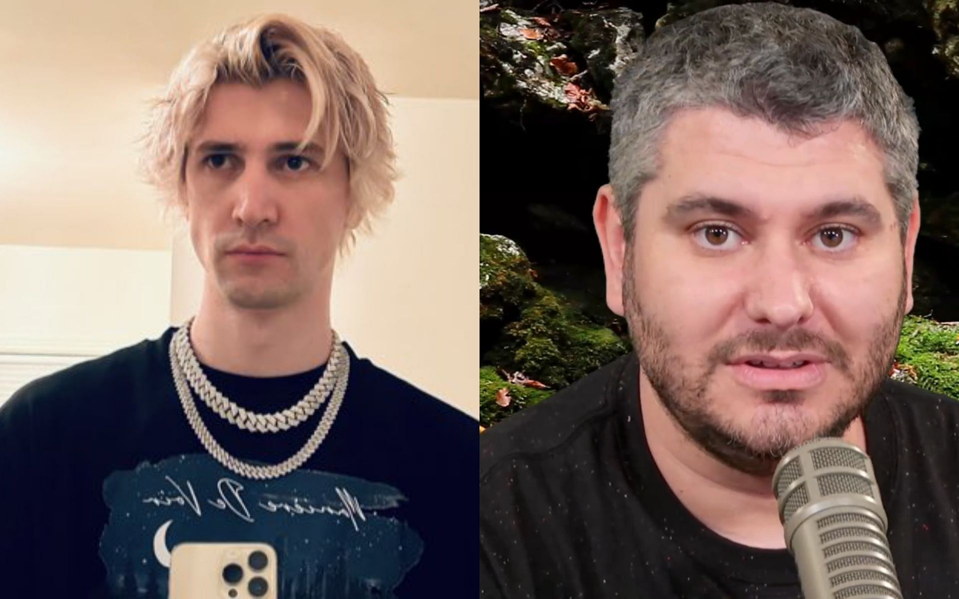 xQc and Ethan Klein