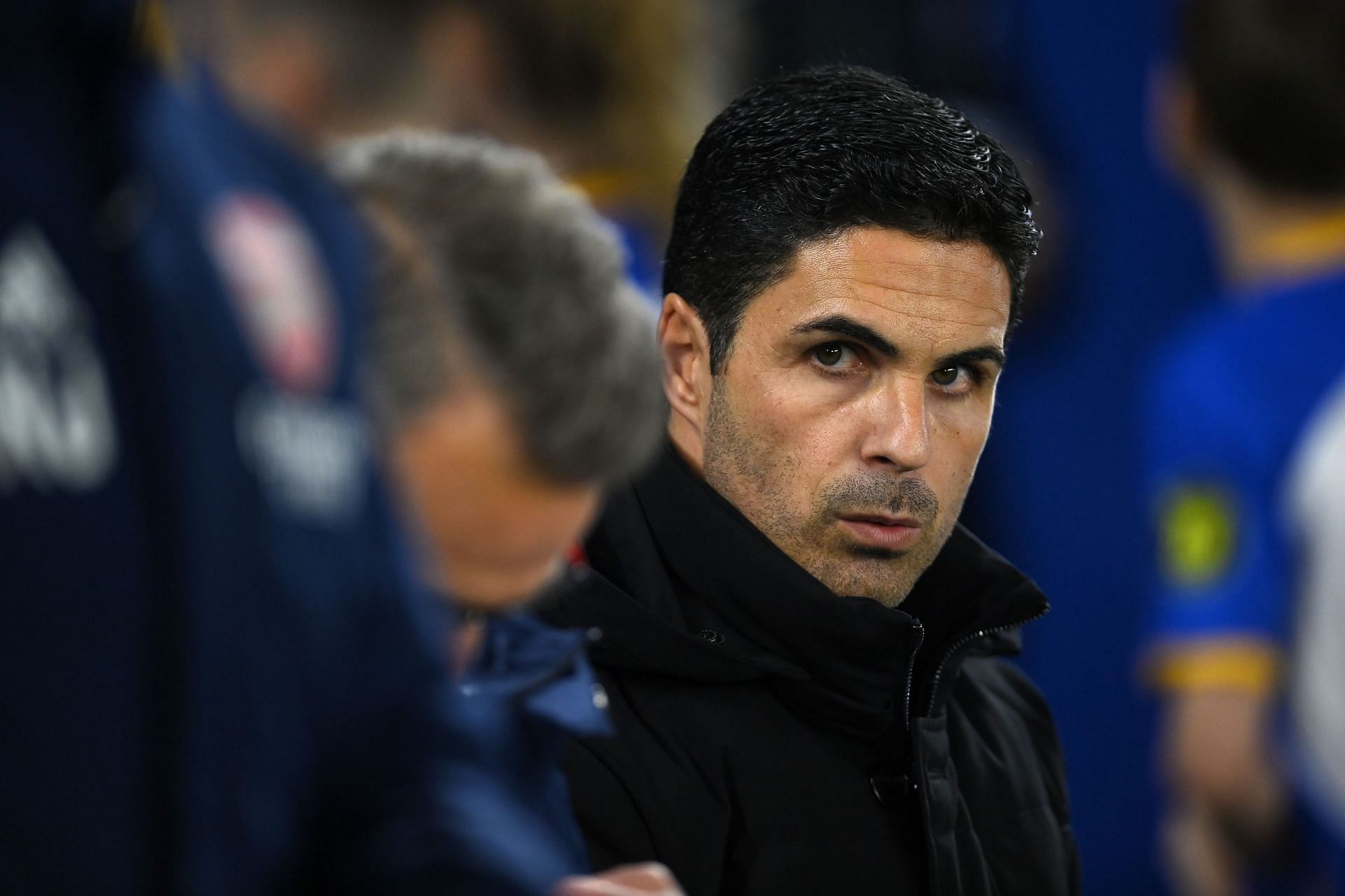 Mikel Arteta is happy with his squad.