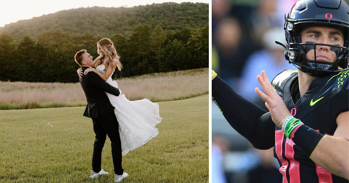 QB Bo Nix&rsquo;s wife, Izzy Smoke, drops adorable snippets from their beautiful marriage