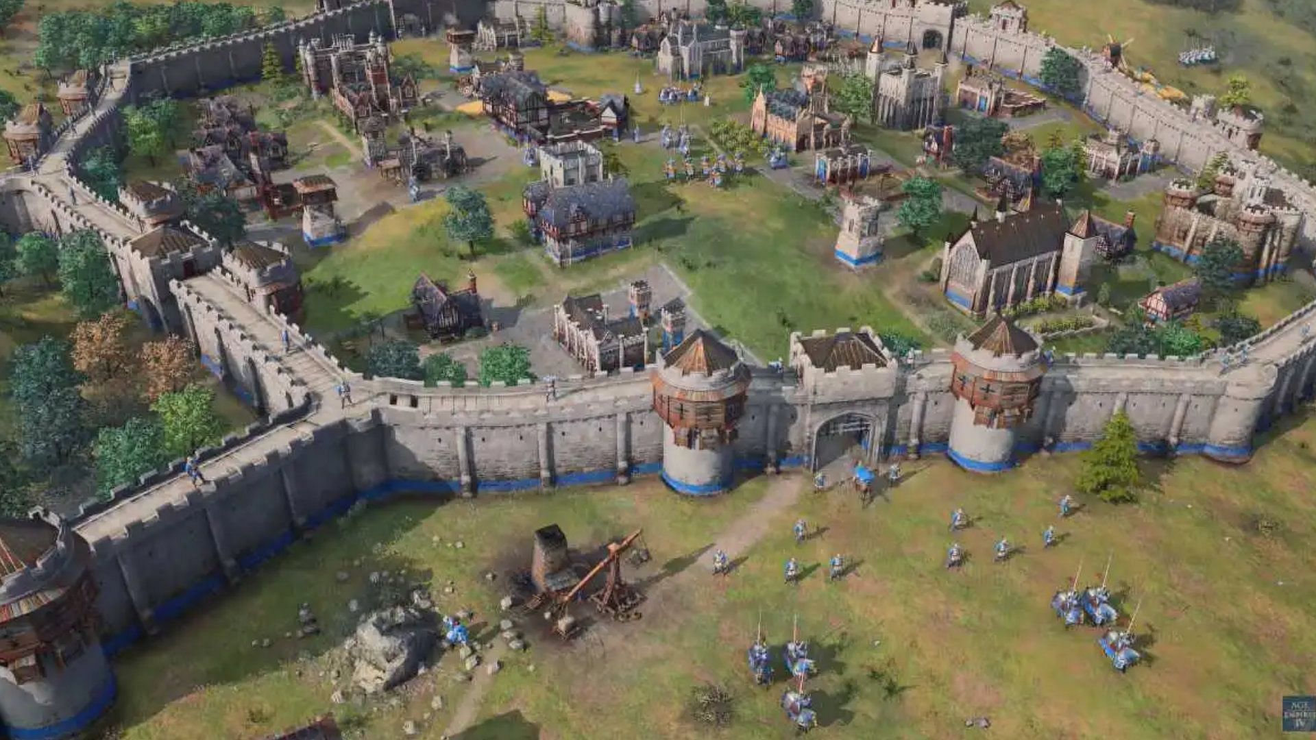 Age of Empires IV develops a medieval plot with kings, queens, and bloody wars (Image via Relic Entertainment)