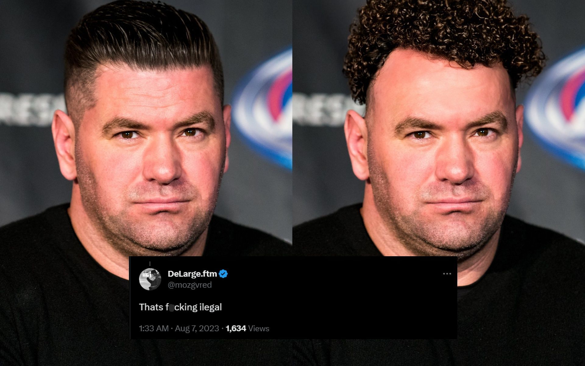 Dana White hair: Thats f***ing illegal - Photoshopped throwback of Dana  White with a head full of hair turns into hilarious thread on MMA Twitter