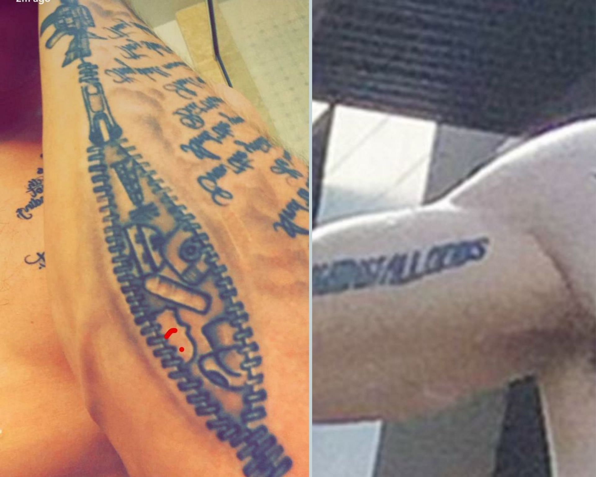 Manziel&#039;s tattoos depict deep spiritual and personal meanings