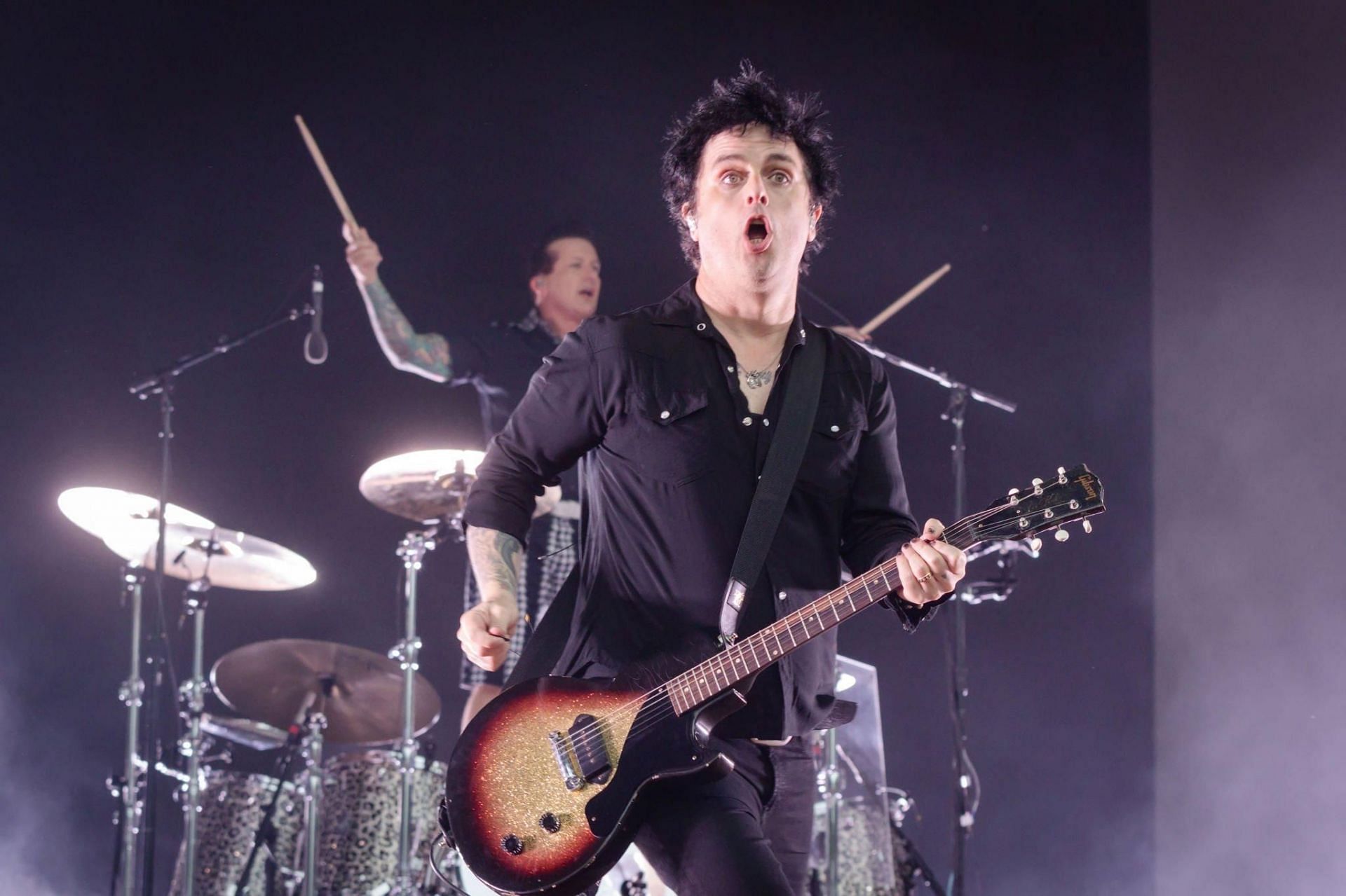 Green Day at  Parkbuehne Wuhlheide in Berlin on June 1, 2022 (Image via Getty Images) 