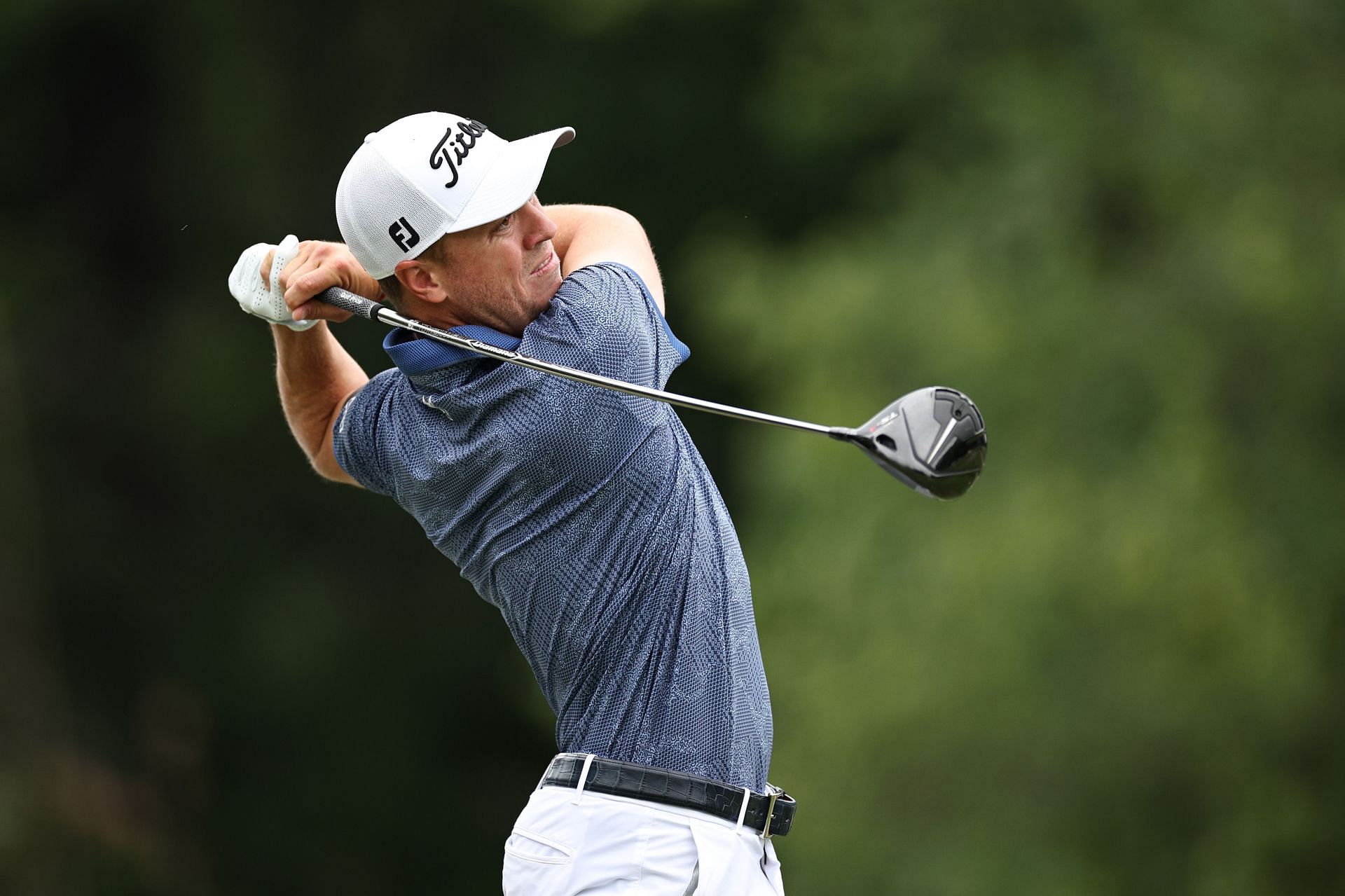 Justin Thomas, Wyndham Championship - Round Two (Image via Getty).