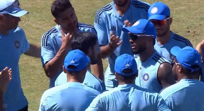 [Watch] “Kuch alag nahi karna hai” – Hardik Pandya’s special message to debutant Tilak Varma in IND vs WI 1st T20I