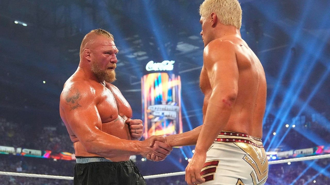 Brock Lesnar and Cody Rhodes went to war at SummerSlam