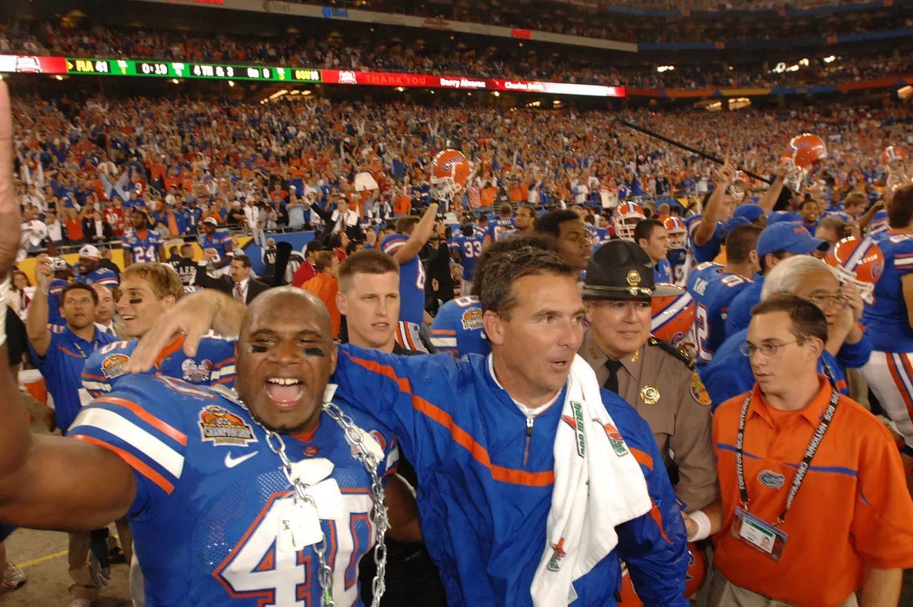 Brandon Siler and Urban Meyer