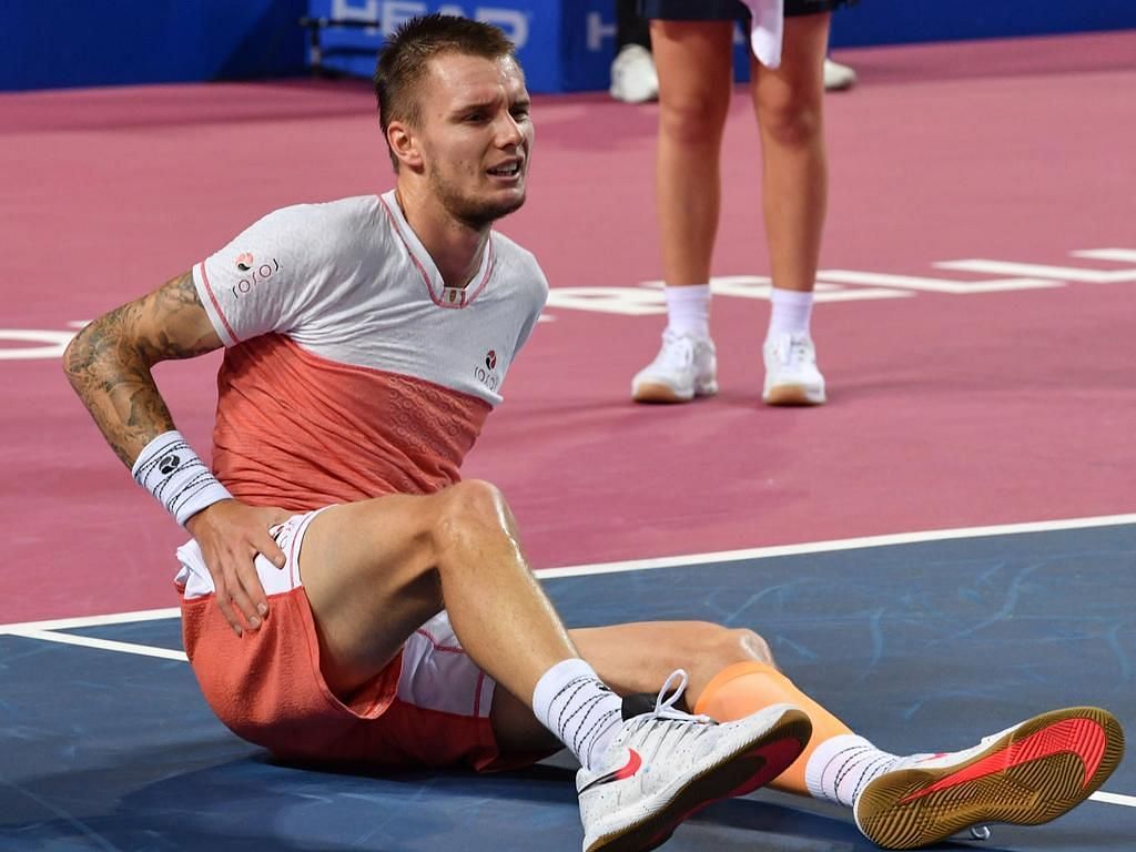 Alexander Bublik has plenty of company as far as hitting four double faults to surrender service games is concerned