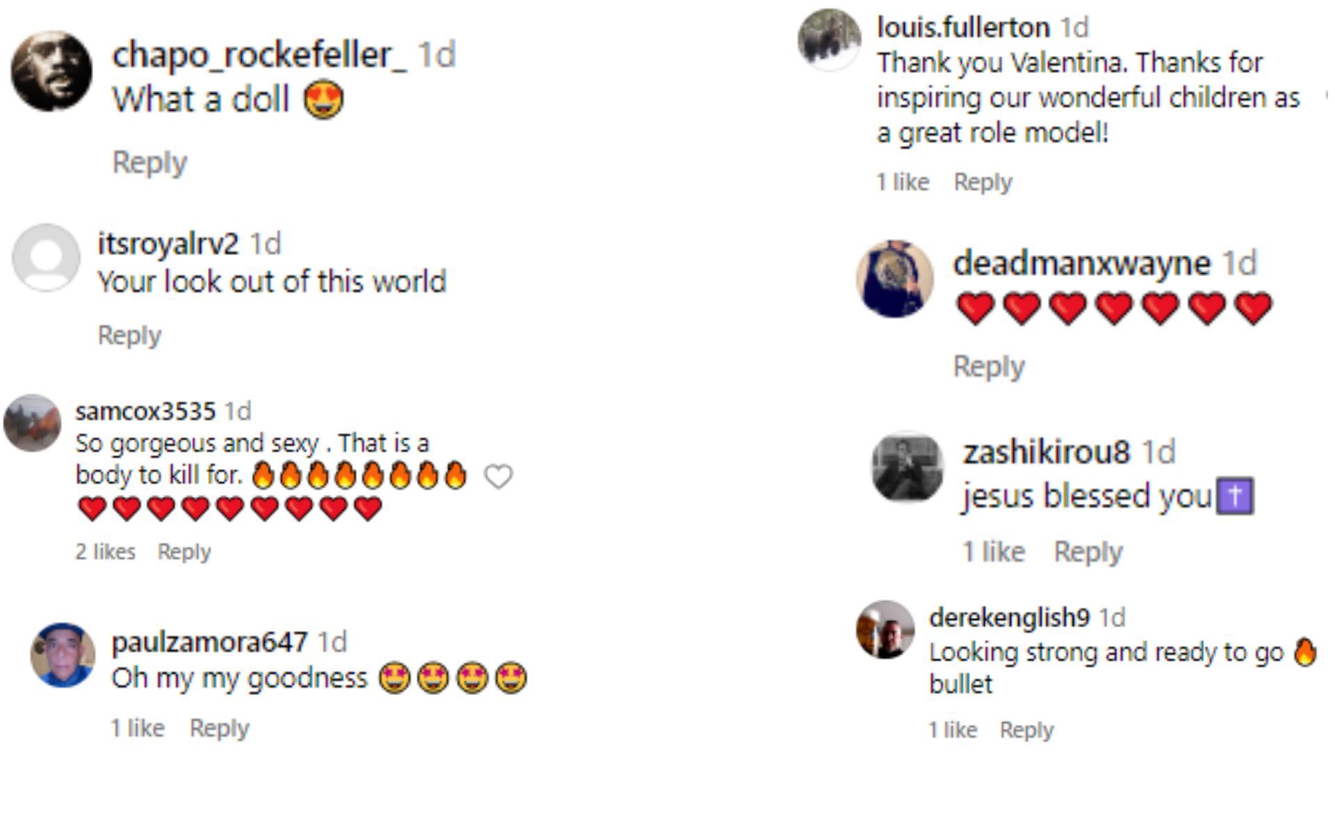 Fan reactions to Shevchenko&#039;s swimsuit Instagram post