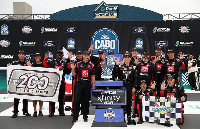 NASCAR 2023 Xfinity Series: Final results for Cabo Wabo 250 at Michigan International Speedway