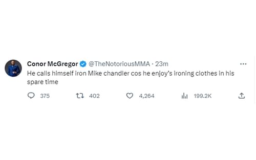 Image courtesy: @TheNotoriousMMA on Twitter