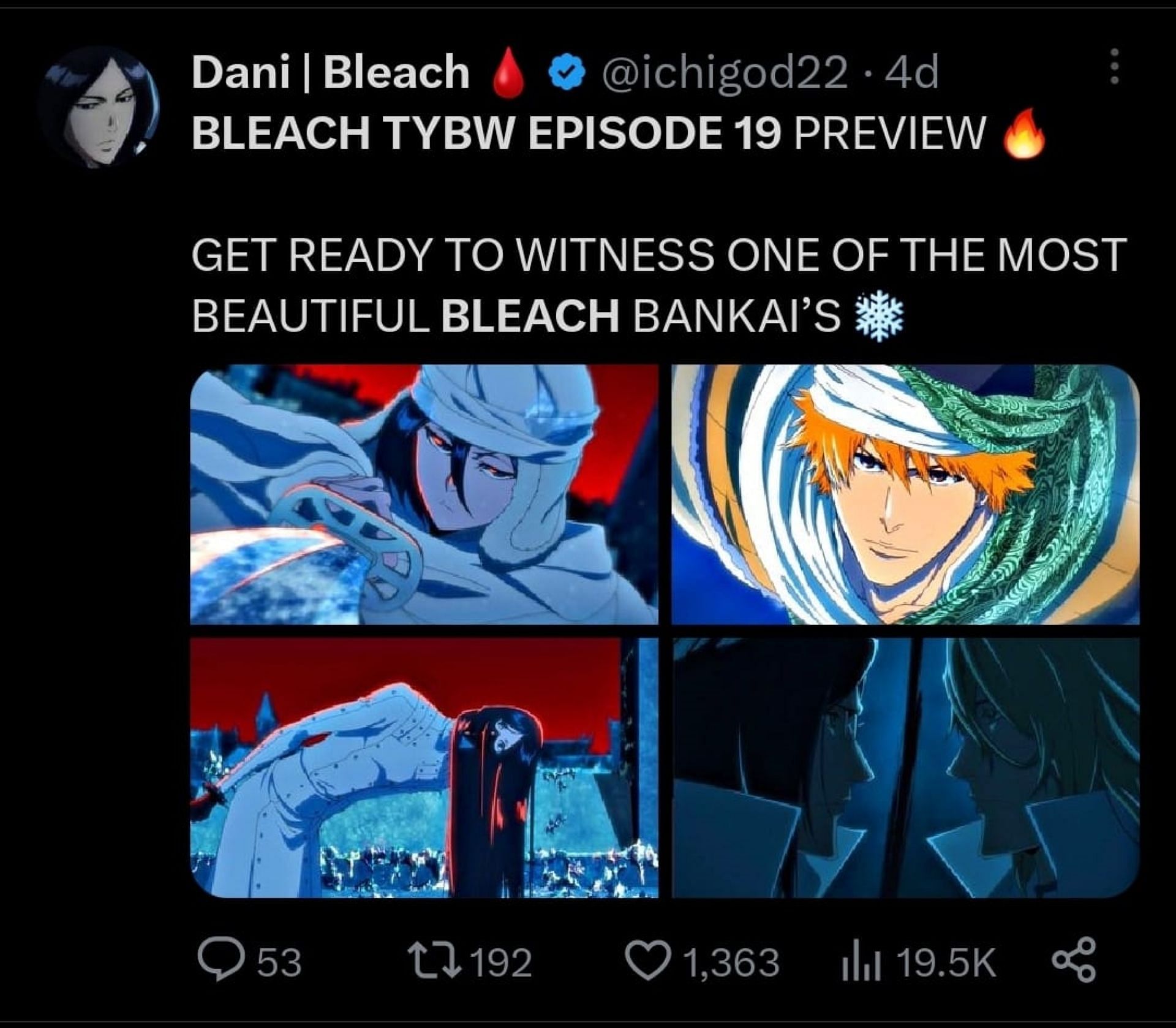 Bleach TYBW is available on Netflix in the world. Meanwhile in