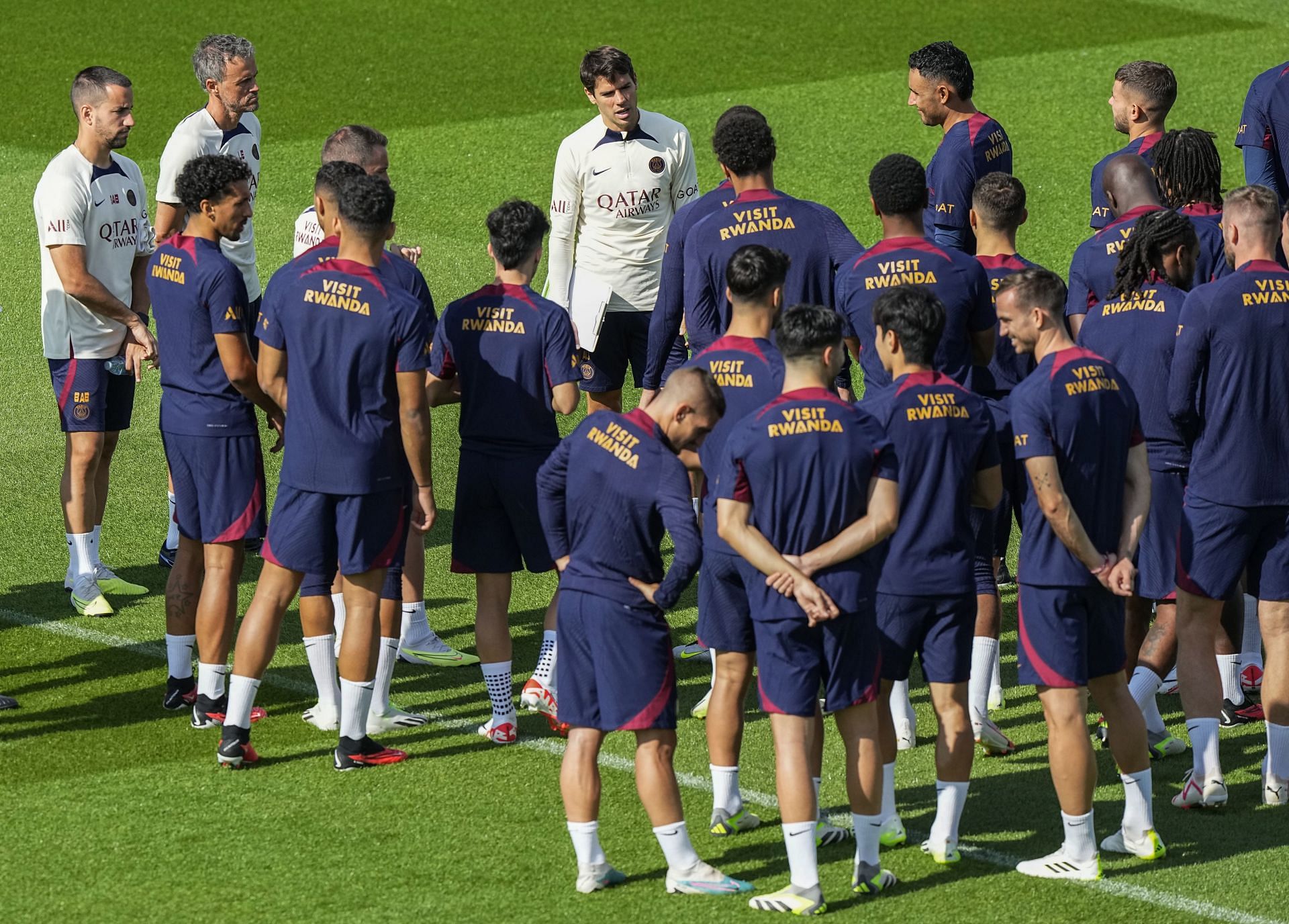 PSG begin life under new boss Luis Enrique on Saturday.