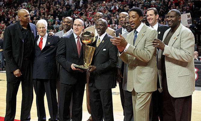 Michael Jordan who once punched a 9-time NBA champ, showed his ruthless side by starving 245 lbs Bulls star
