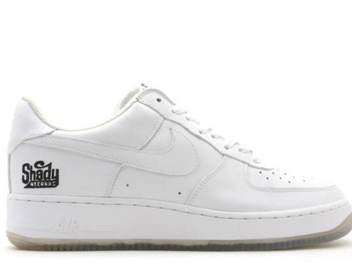 Shady Records x Nike Air Force 1 Low White (Image via Getty)