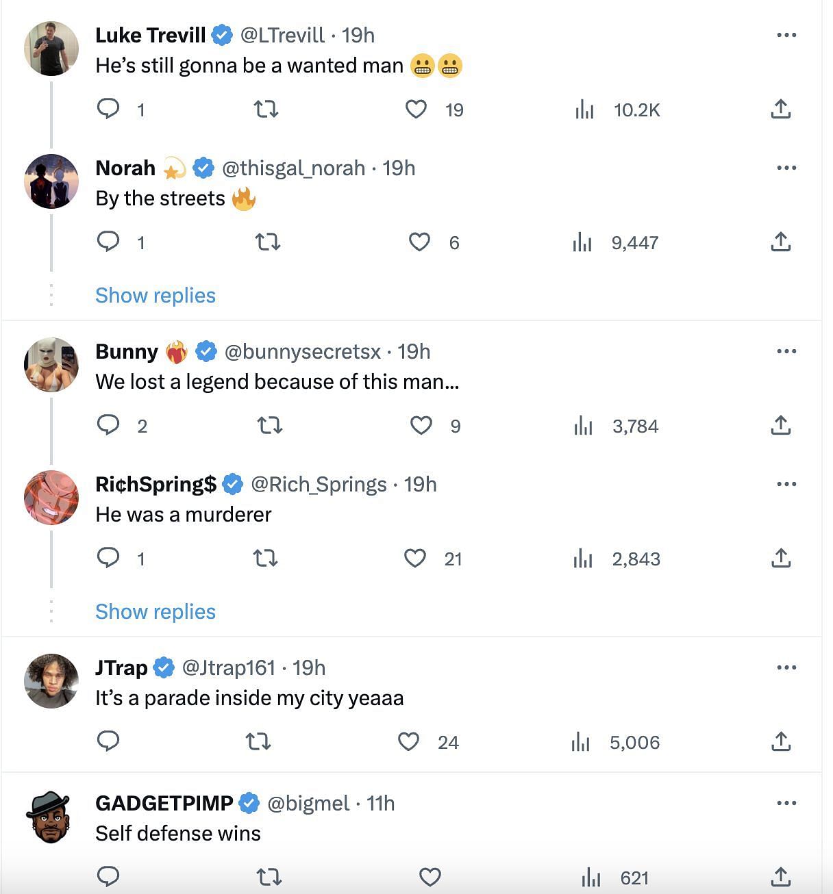 Social media users shared reactions after news of rapper being set free from King Von&#039;s death came in. (Image via Twitter)