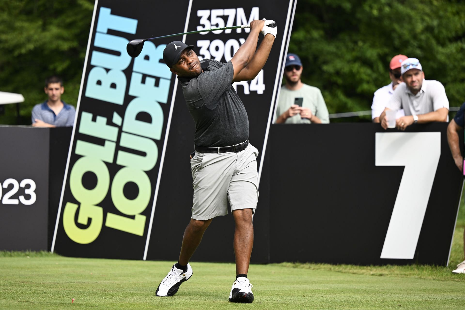 Harold Varner III at LIV Golf Greenbrier (Image via Getty)