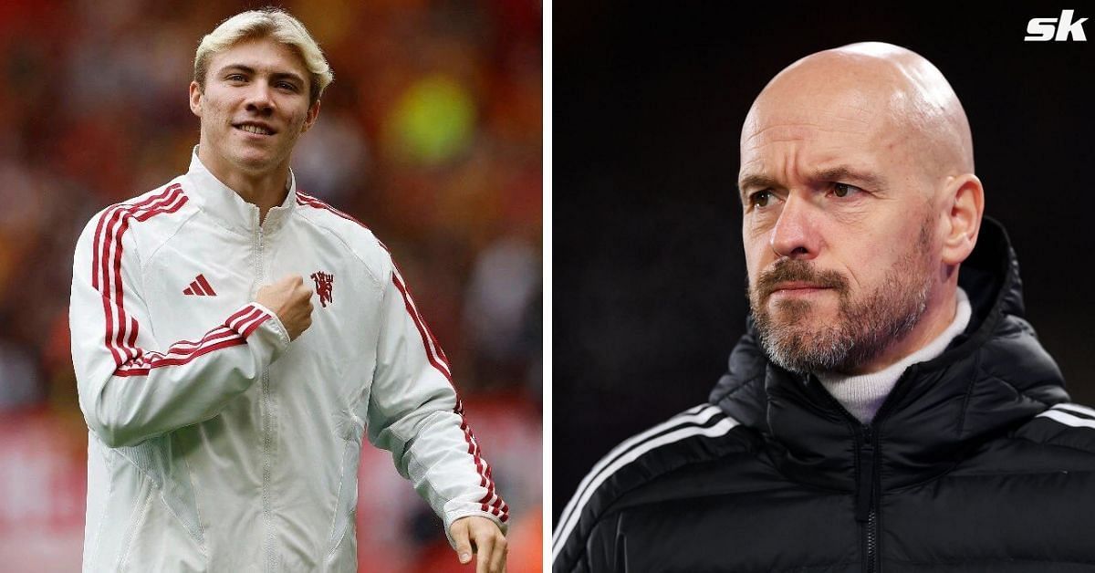 Erik ten Hag says Rasmus Hojlund is nearing Manchester United return.