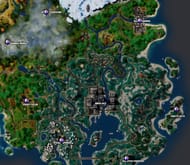 Capture Points in the Grass, Jungle, and Japanese Biomes in Chapter 4 Season 4 (Image via Fortnite.GG)