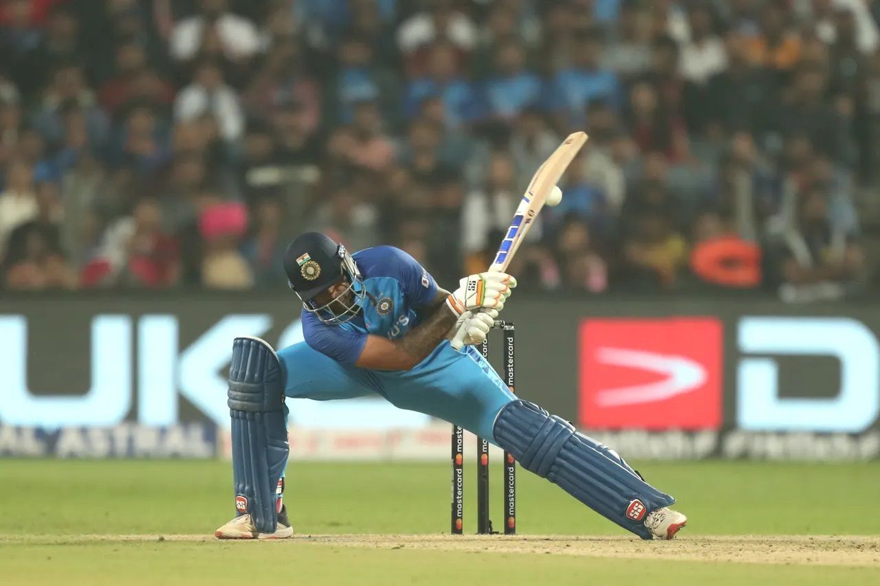 Suryakumar Yadav is renowned for his unconventional shots. [P/C: BCCI]