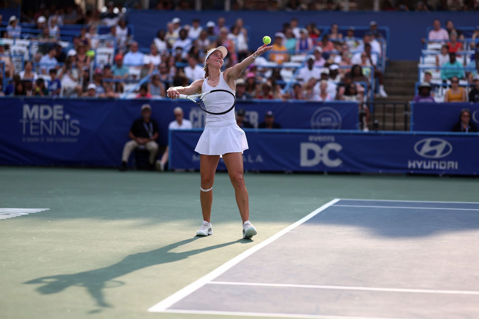 Liudmila Samsonova at the 2023 Citi Open.