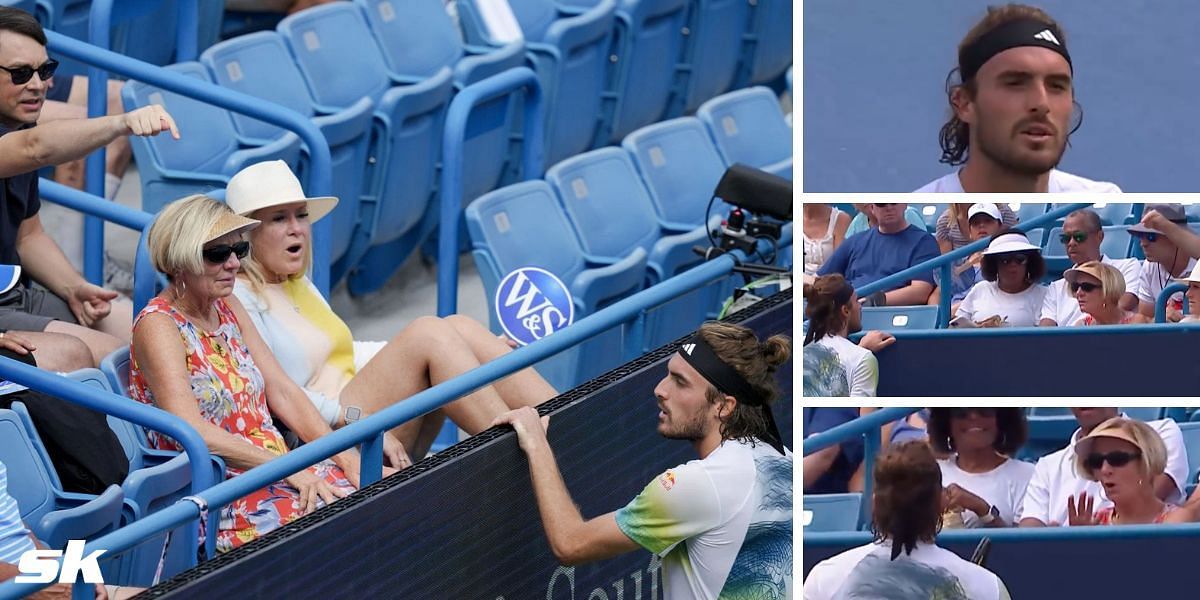 Stefanos Tsitsipas beats Ben Shelton at Cincinnati Open.