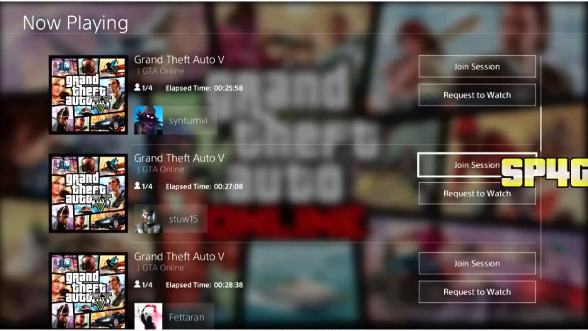 Join a random player from PlayStation or Xbox&#039;s main menu (Image via YouTube/Musty Sky)
