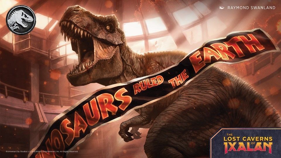 Ixalan and Jurassic Park are coming together in a big way (Image via Wizards of the Coast)