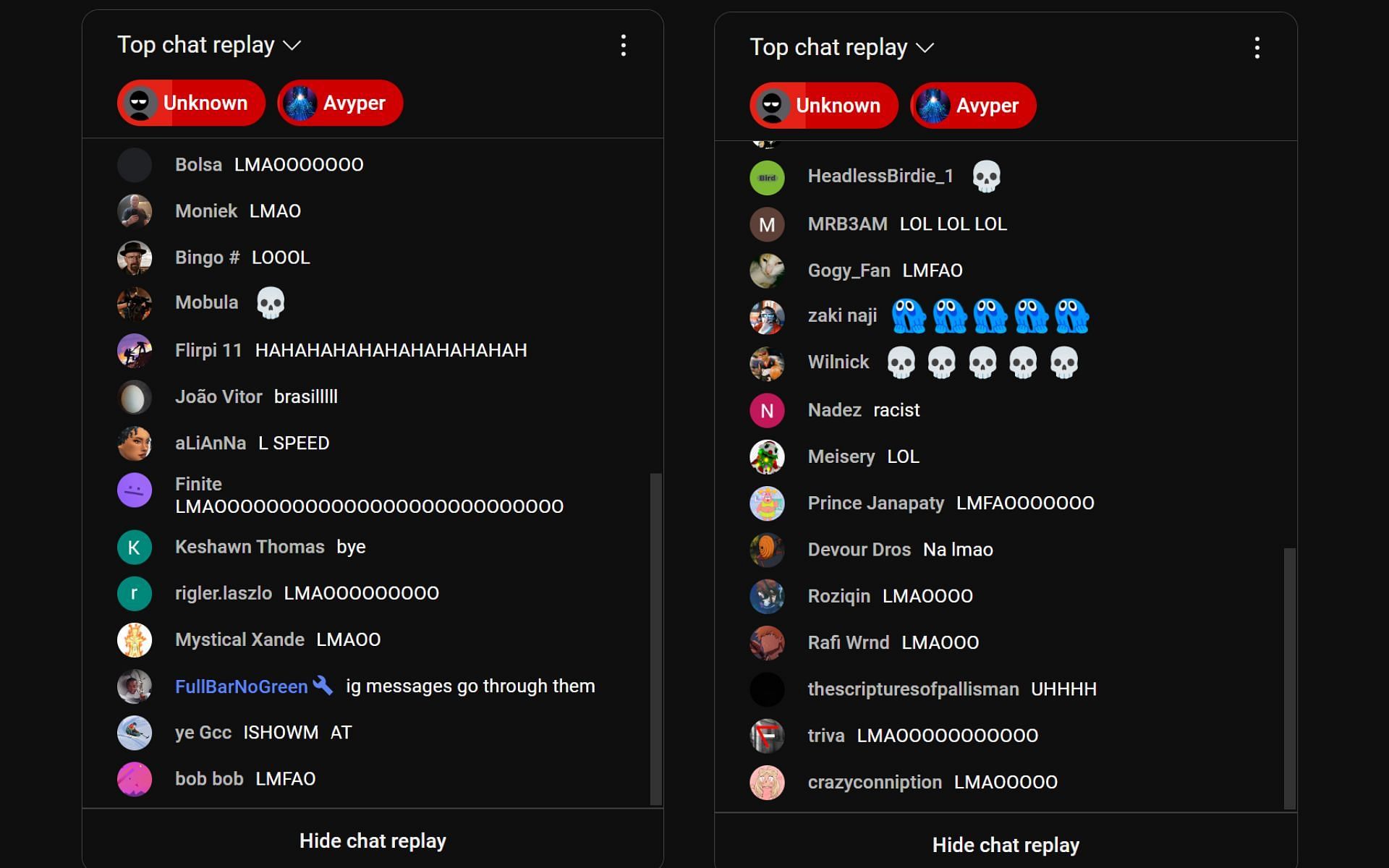 Live YouTube audience reacts to the streamer getting banned on OmeTV (Image via YouTube)